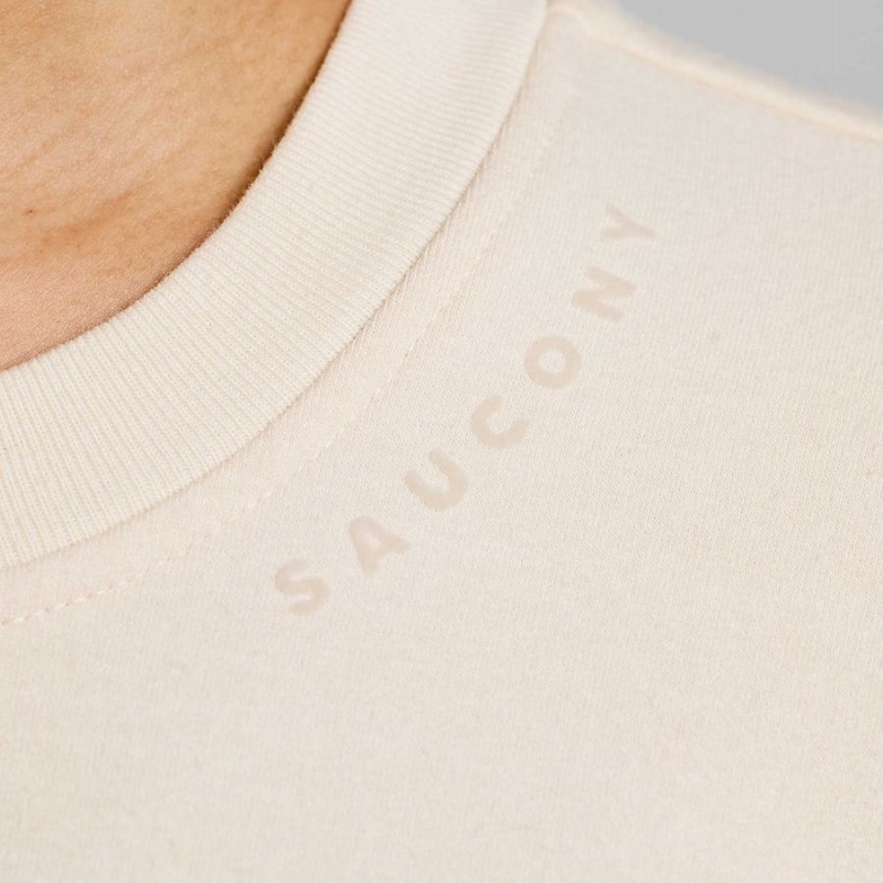 Women's Saucony Recovery Crew Sweatshirt Beige | SG S80956-G15