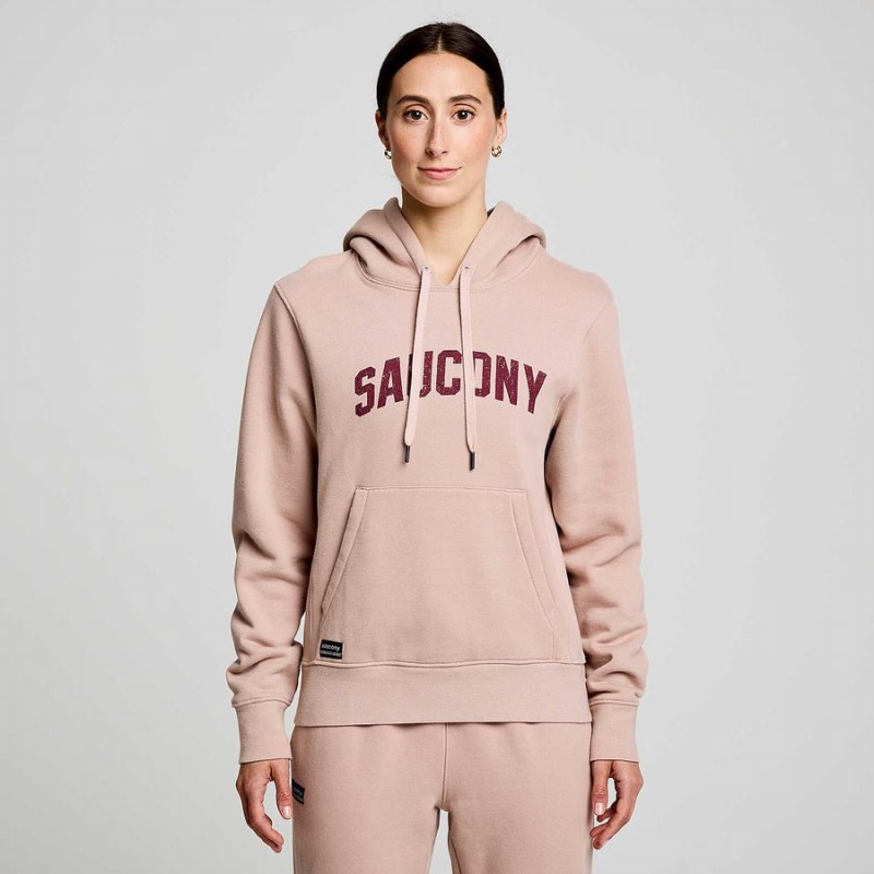 Women's Saucony Recovery Hoody Hoodie Smoke Graphic | SG S85076-M49