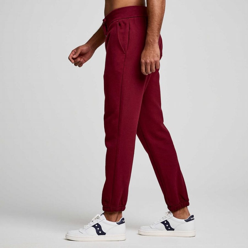 Women's Saucony Recovery Sweatpants Red | SG S57138-X19