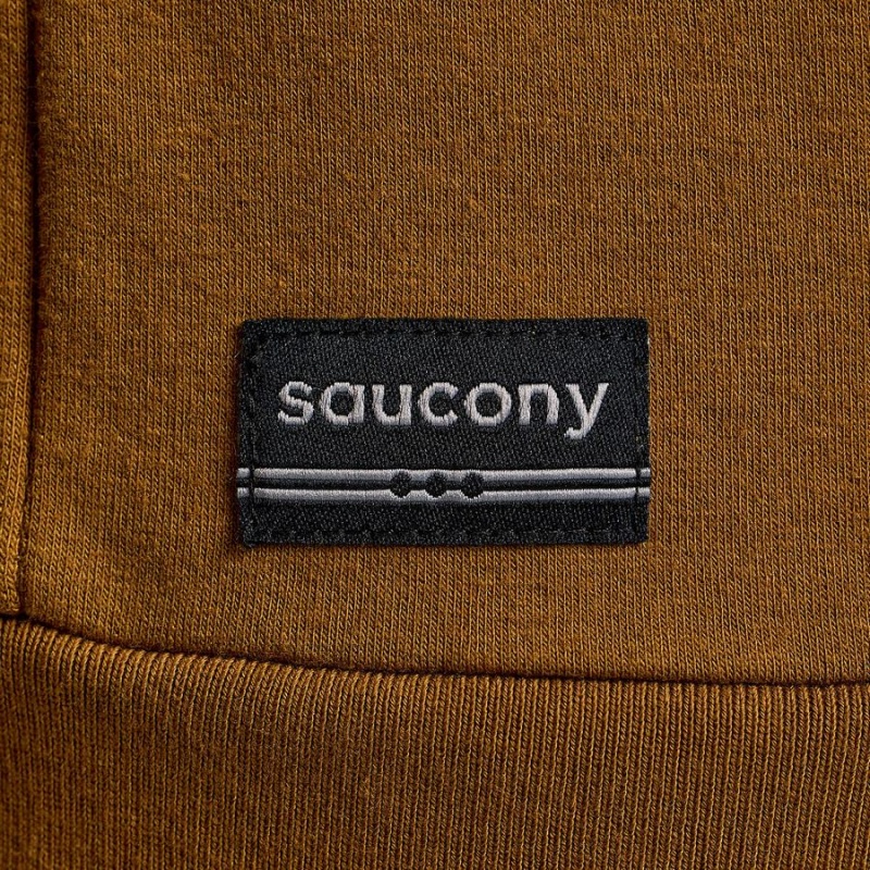 Women's Saucony Recovery Zip Tunic Hoodie Brown | SG S35149-V86