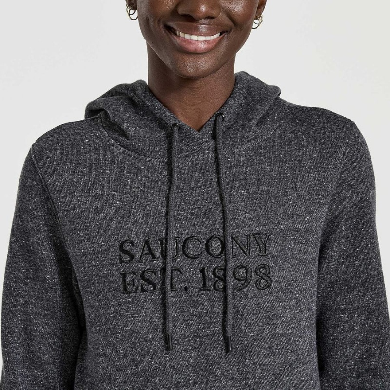 Women's Saucony Rested Hoodie Black | SG S25071-U29