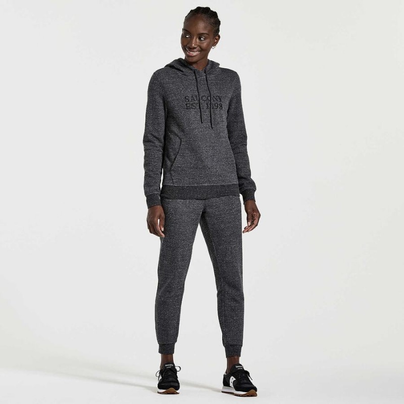 Women's Saucony Rested Hoodie Black | SG S25071-U29