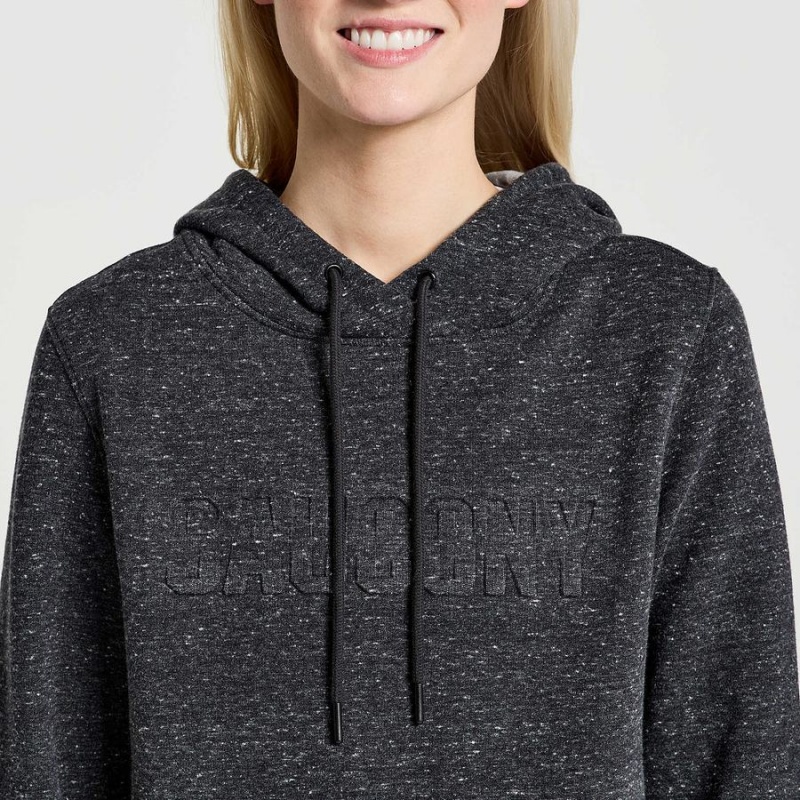 Women's Saucony Rested Hoodie Black | SG S25643-P40