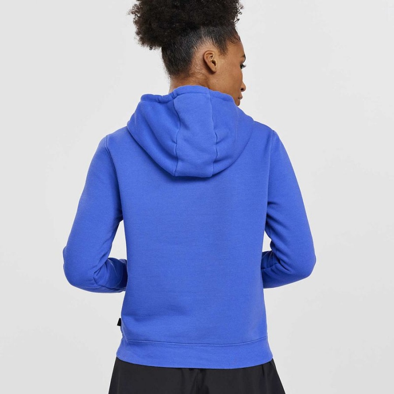 Women's Saucony Rested Hoodie Blue | SG S50316-Z80