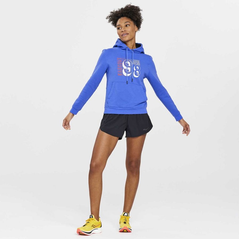 Women's Saucony Rested Hoodie Blue | SG S50316-Z80