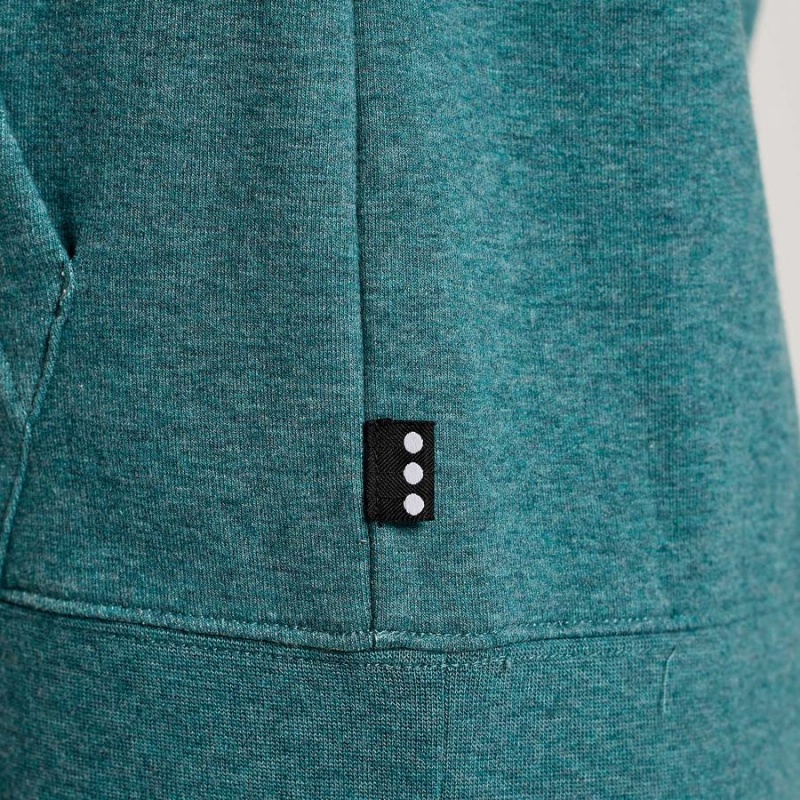 Women's Saucony Rested Hoodie Turquoise | SG S53197-T46