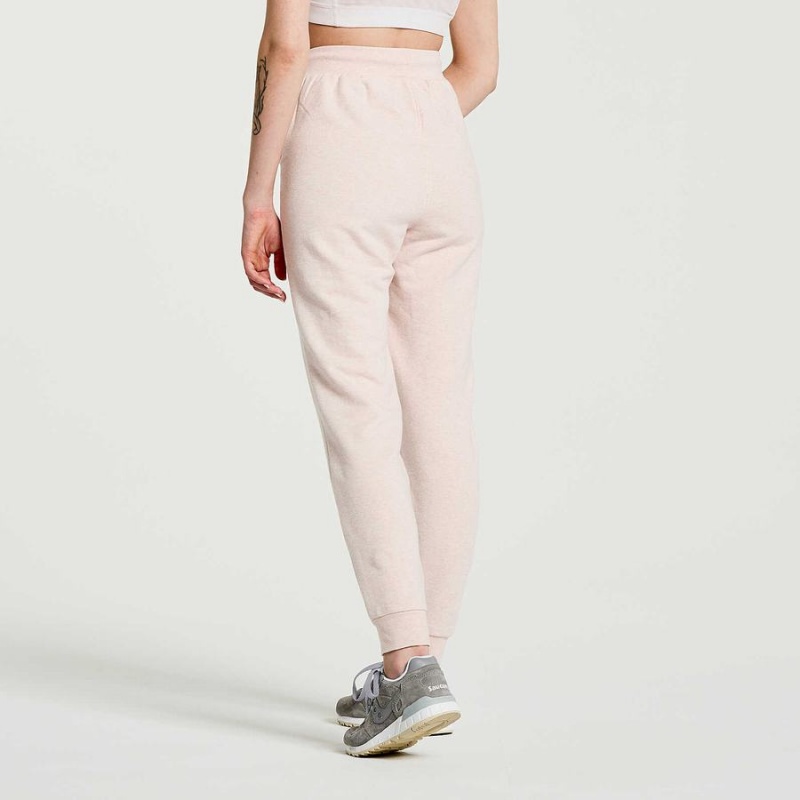 Women's Saucony Rested Sweatpants Rose | SG S37546-E79