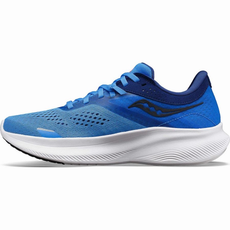 Women's Saucony Ride 16 Running Shoes Blue / Black | SG S78401-C92