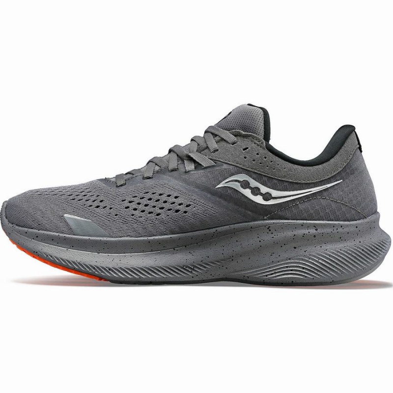 Women's Saucony Ride 16 Running Shoes Grey / Orange | SG S15380-U56