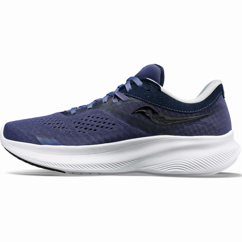 Women's Saucony Ride 16 Running Shoes Navy / Black | SG S20716-T53