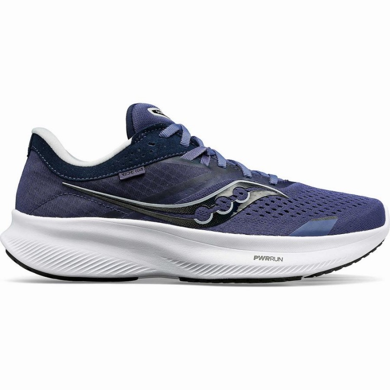 Women\'s Saucony Ride 16 Running Shoes Navy / Black | SG S20716-T53