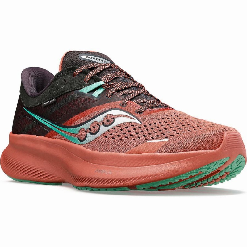 Women's Saucony Ride 16 Running Shoes Orange | SG S74852-E42