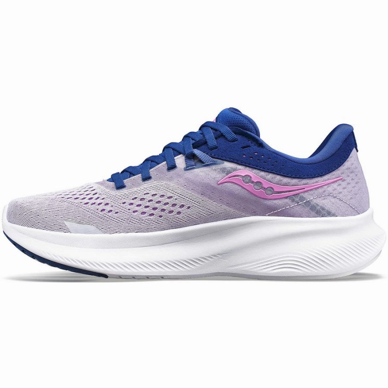 Women's Saucony Ride 16 Running Shoes Purple / Indigo | SG S06173-Y37