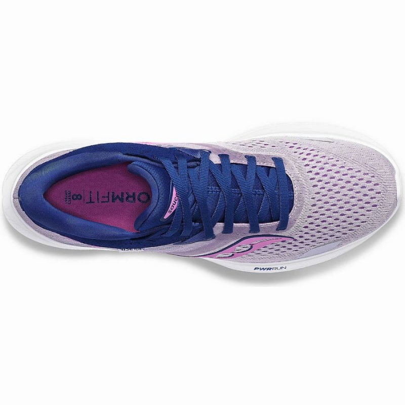 Women's Saucony Ride 16 Running Shoes Purple / Indigo | SG S06173-Y37