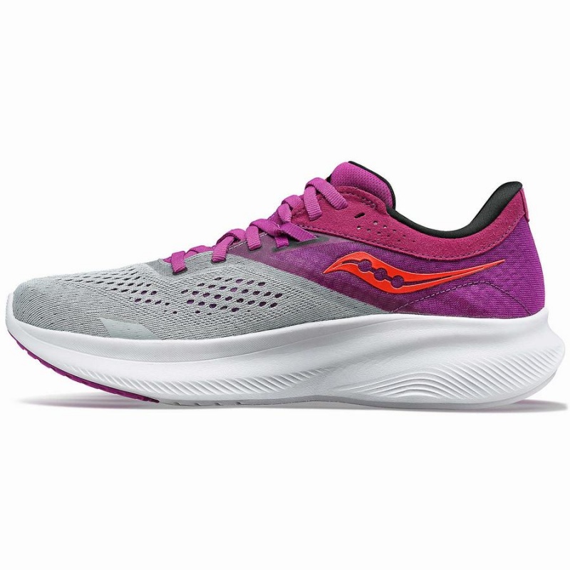 Women's Saucony Ride 16 Running Shoes Purple | SG S90437-Z72