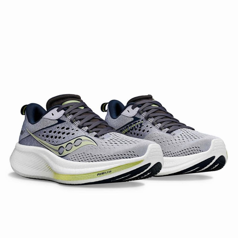 Women's Saucony Ride 17 Running Shoes Navy | SG S06489-K80