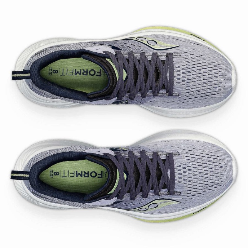 Women's Saucony Ride 17 Running Shoes Navy | SG S06489-K80