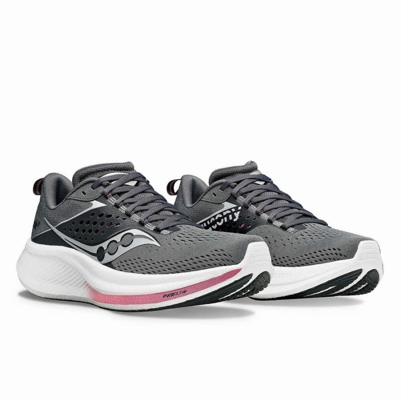 Women's Saucony Ride 17 Running Shoes Purple | SG S63981-Q29