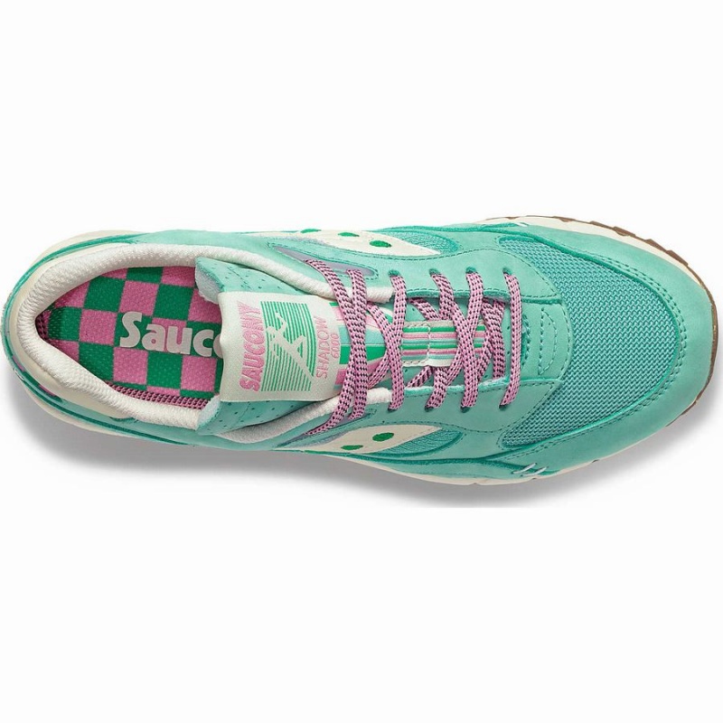 Women's Saucony Shadow 6000 Earth Citizen Sneakers Light Turquoise / White | SG S89063-C18