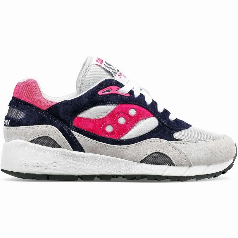 Women\'s Saucony Shadow 6000 Sneakers Grey / Pink | SG S67583-E17