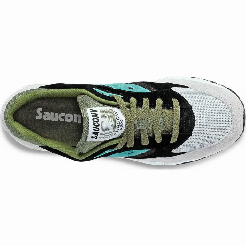 Women's Saucony Shadow 6000 Sneakers Grey / Green / Black | SG S76850-R26