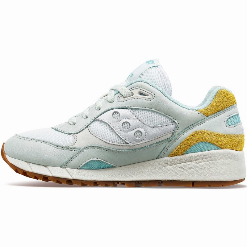 Women's Saucony Shadow 6000 Unplugged Sneakers Turquoise / Yellow | SG S59174-R68