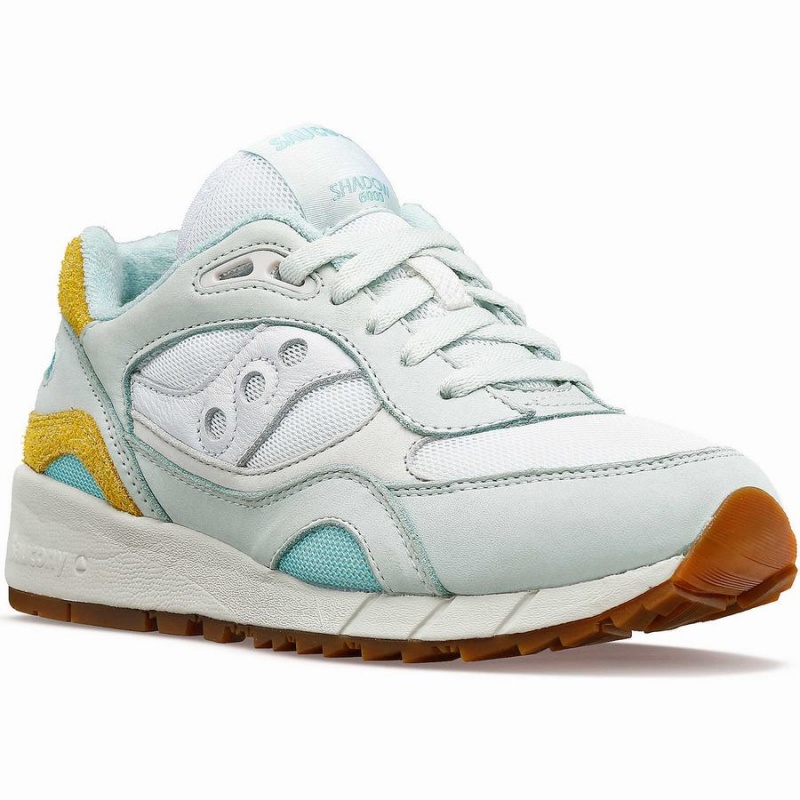 Women's Saucony Shadow 6000 Unplugged Sneakers Turquoise / Yellow | SG S59174-R68