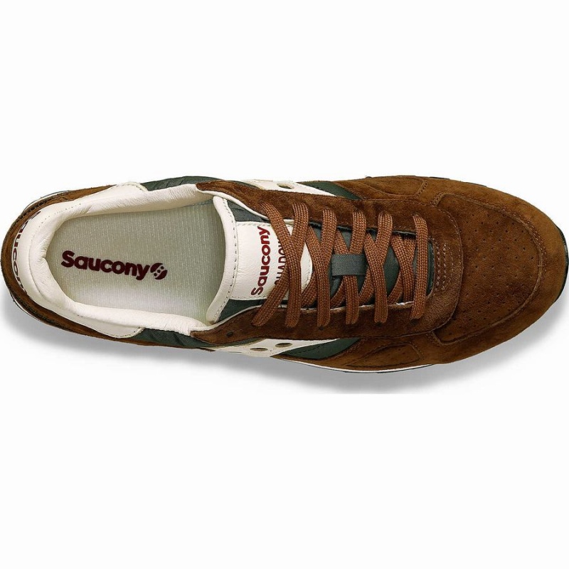 Women's Saucony Shadow Original Premium Sneakers Brown / Green | SG S60813-P15