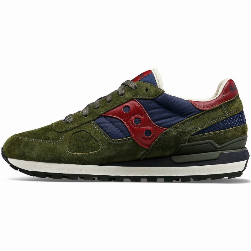 Women's Saucony Shadow Original Premium Sneakers Olive / Navy | SG S50897-Z62