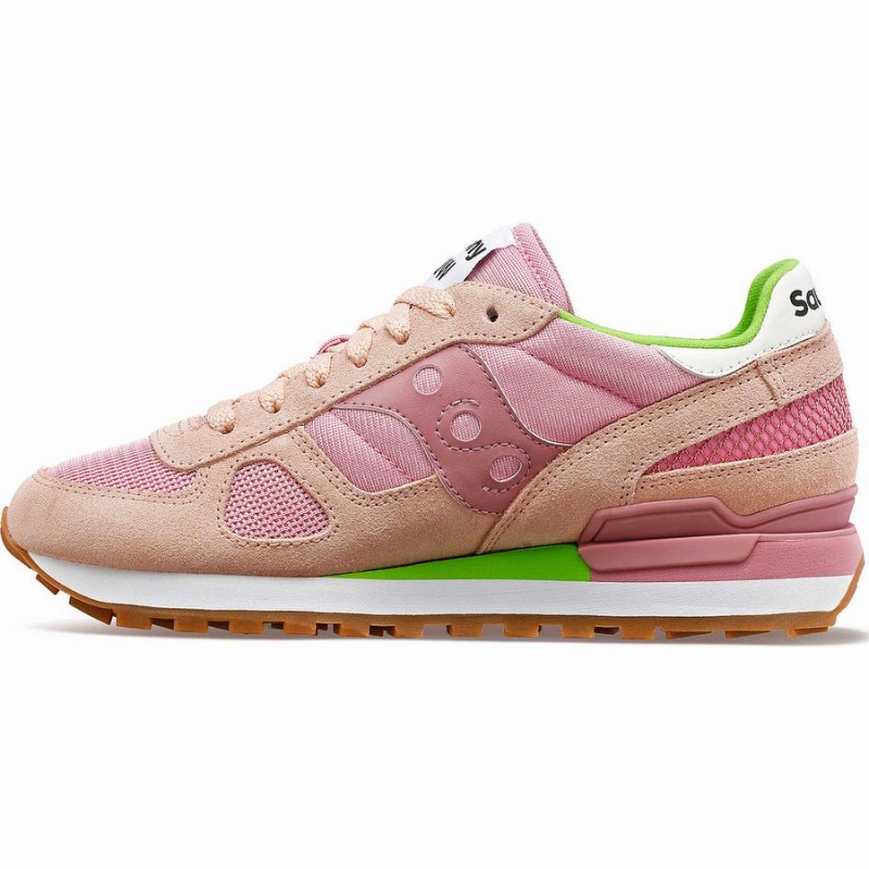 Women's Saucony Shadow Original Sneakers Brown / Pink | SG S90318-Z60