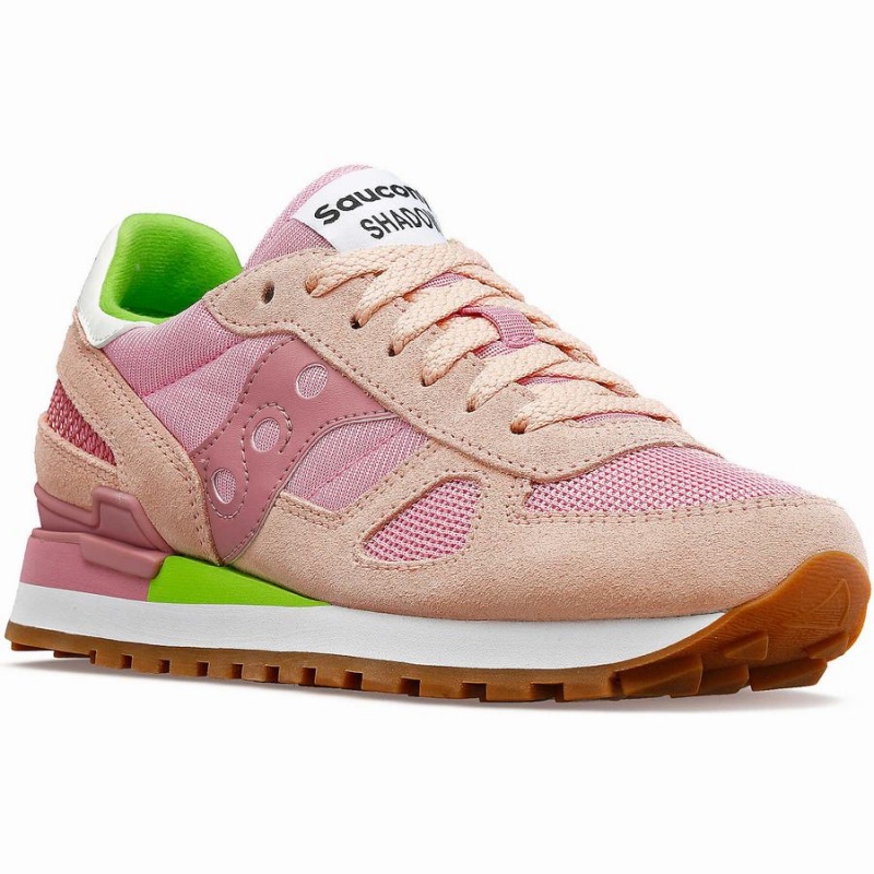 Women's Saucony Shadow Original Sneakers Brown / Pink | SG S90318-Z60