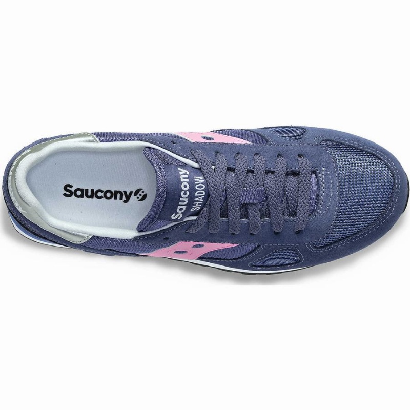 Women's Saucony Shadow Original Sneakers Navy / Pink | SG S71690-B16