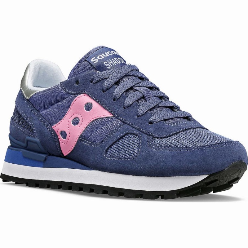 Women's Saucony Shadow Original Sneakers Navy / Pink | SG S71690-B16