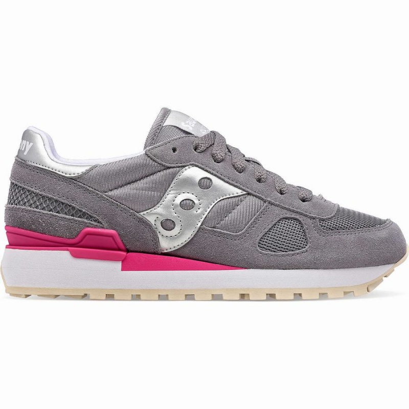 Women\'s Saucony Shadow Original Sneakers Grey / Silver | SG S76981-N72