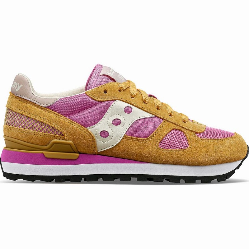 Women\'s Saucony Shadow Original Sneakers Beige / Pink | SG S96710-A29