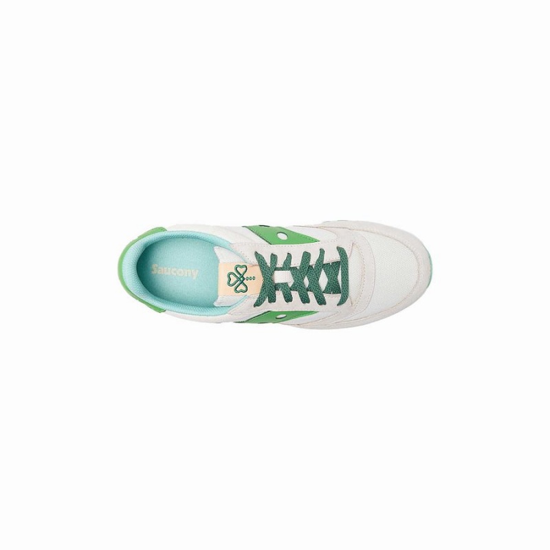 Women's Saucony Shamrock Jazz 81 Sneakers White / Green | SG S57098-S35