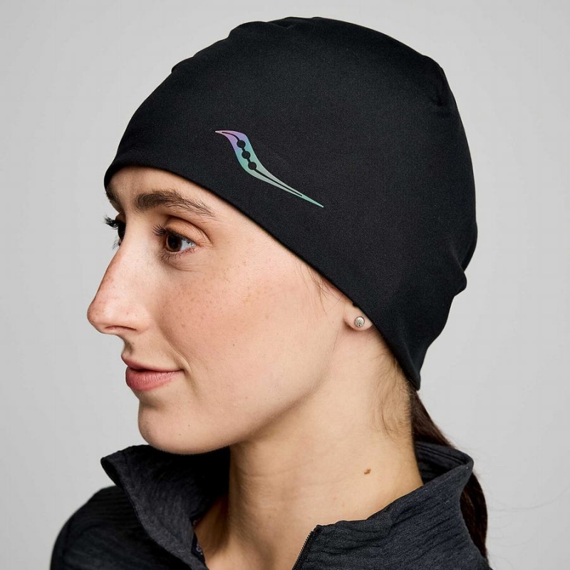 Women\'s Saucony Solstice Beanie Black | SG S79164-M94