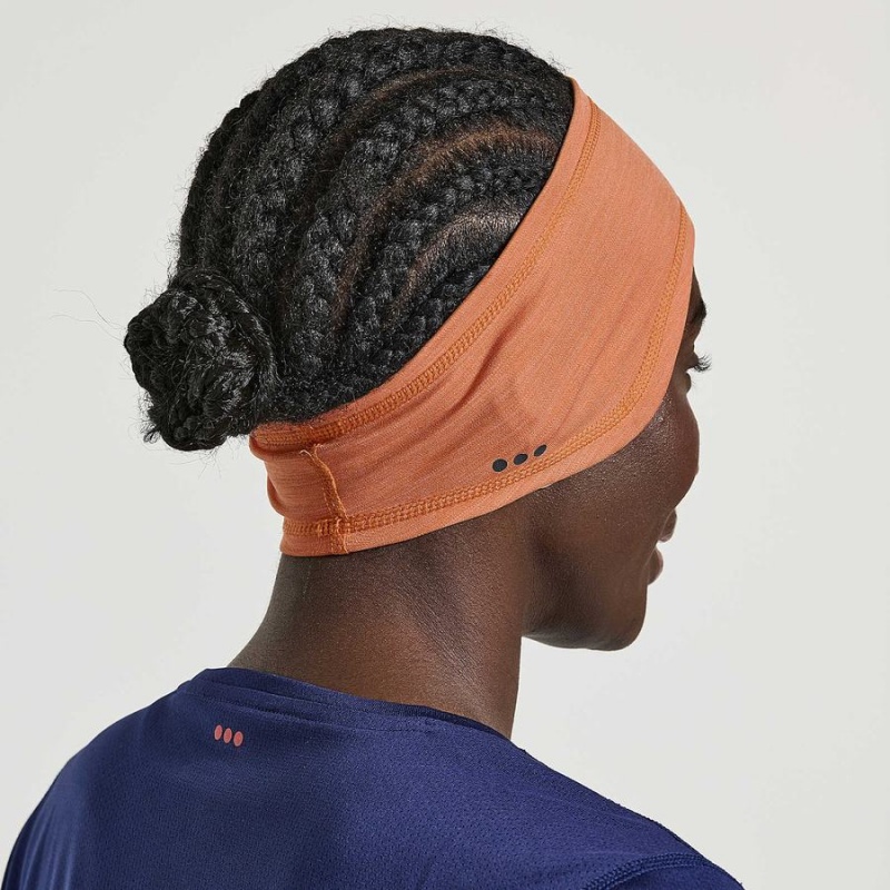 Women's Saucony Solstice Headband Orange | SG S37520-Y65