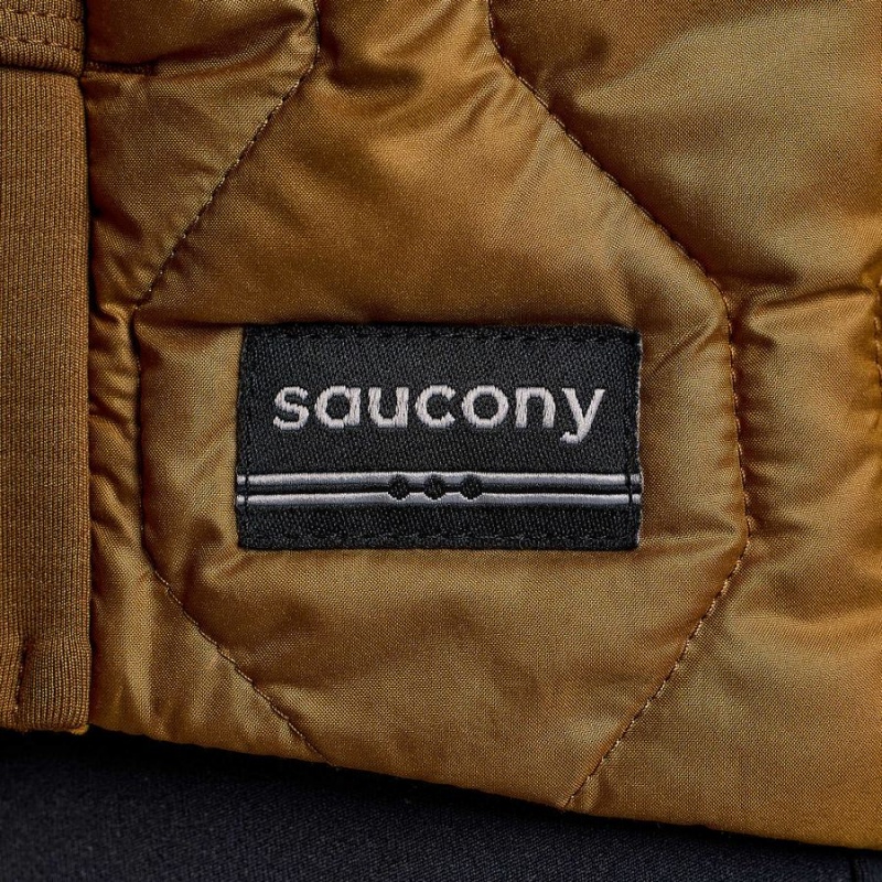 Women's Saucony Solstice Oysterpuff Jackets Brown | SG S91502-G40