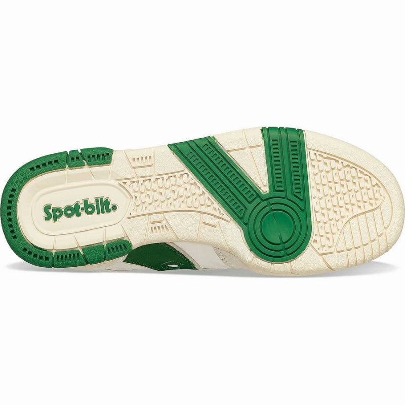 Women's Saucony Spot-Bilt™ Sonic Low Premium Sneakers Beige / Green | SG S57126-T68