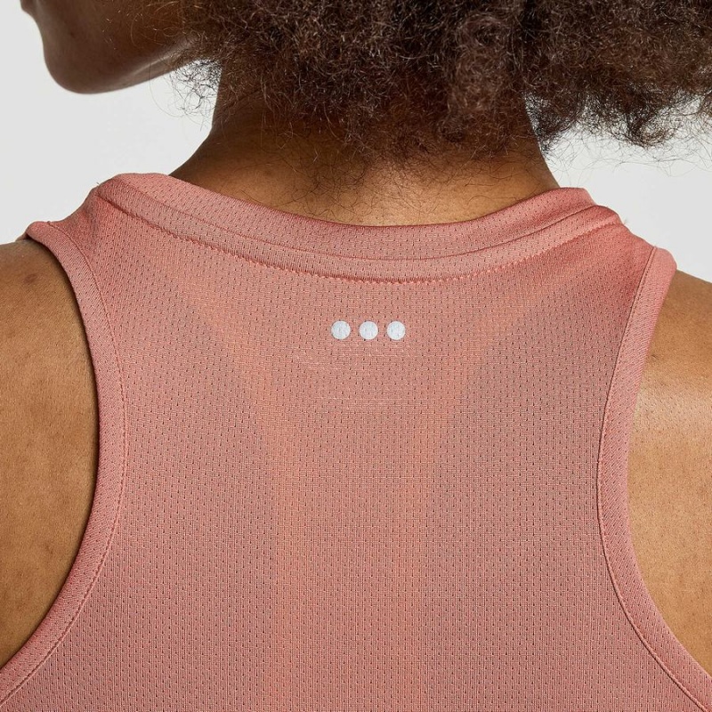 Women's Saucony Stopwatch Graphic Singlet Tank Top Soot Graphic | SG S08175-Z49