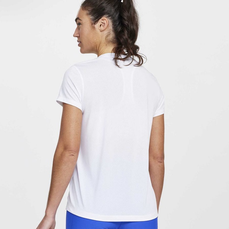 Women's Saucony Stopwatch Short Sleeve T Shirts White | SG S63058-M68