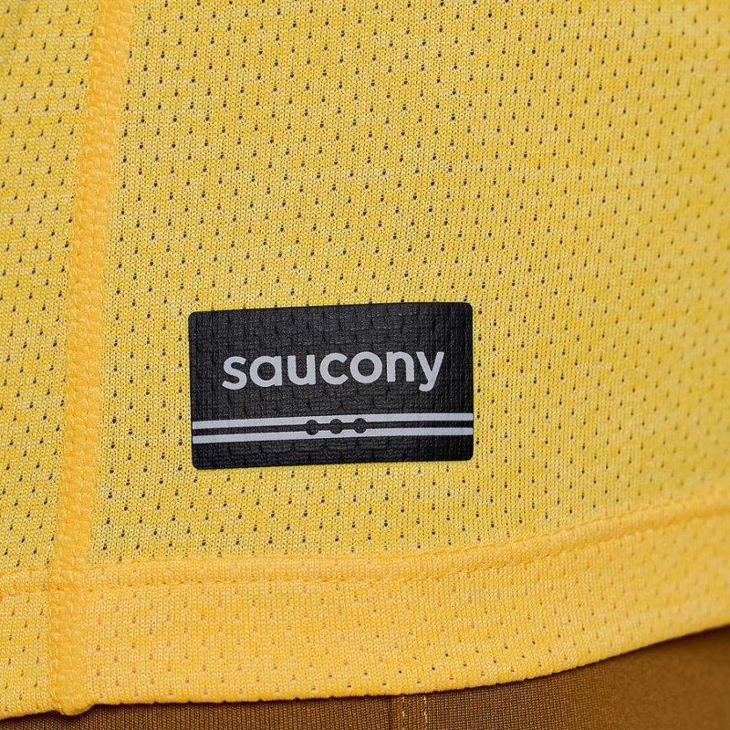 Women's Saucony Stopwatch Singlet Tank Top Gold | SG S16259-T45