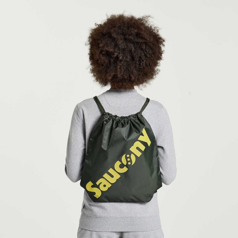 Women's Saucony String Bags Dark Green | SG S21478-J36