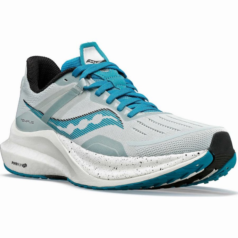 Women's Saucony Tempus Running Shoes Glacier / Ink | SG S60597-T56