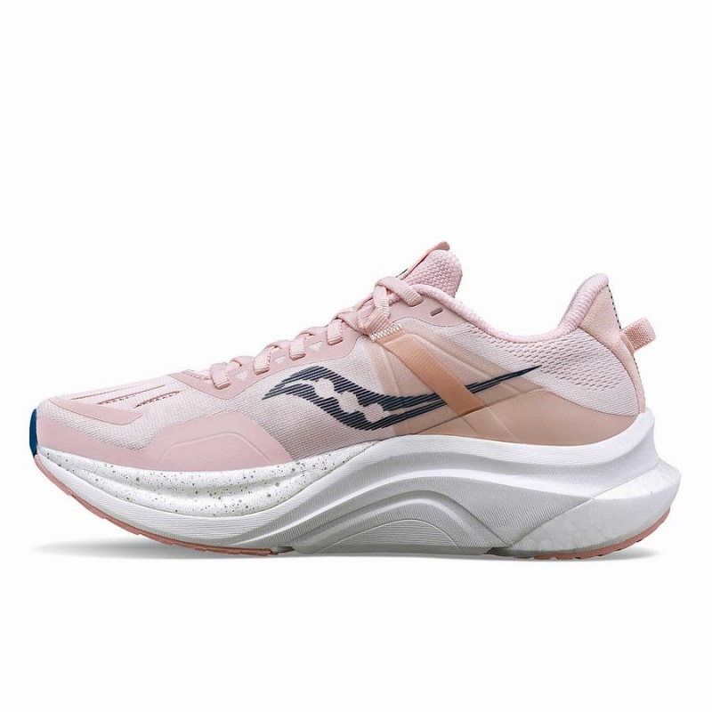 Women's Saucony Tempus Running Shoes Pink / Navy | SG S52708-Y74