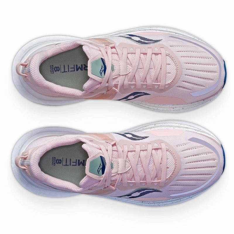 Women's Saucony Tempus Running Shoes Pink / Navy | SG S52708-Y74