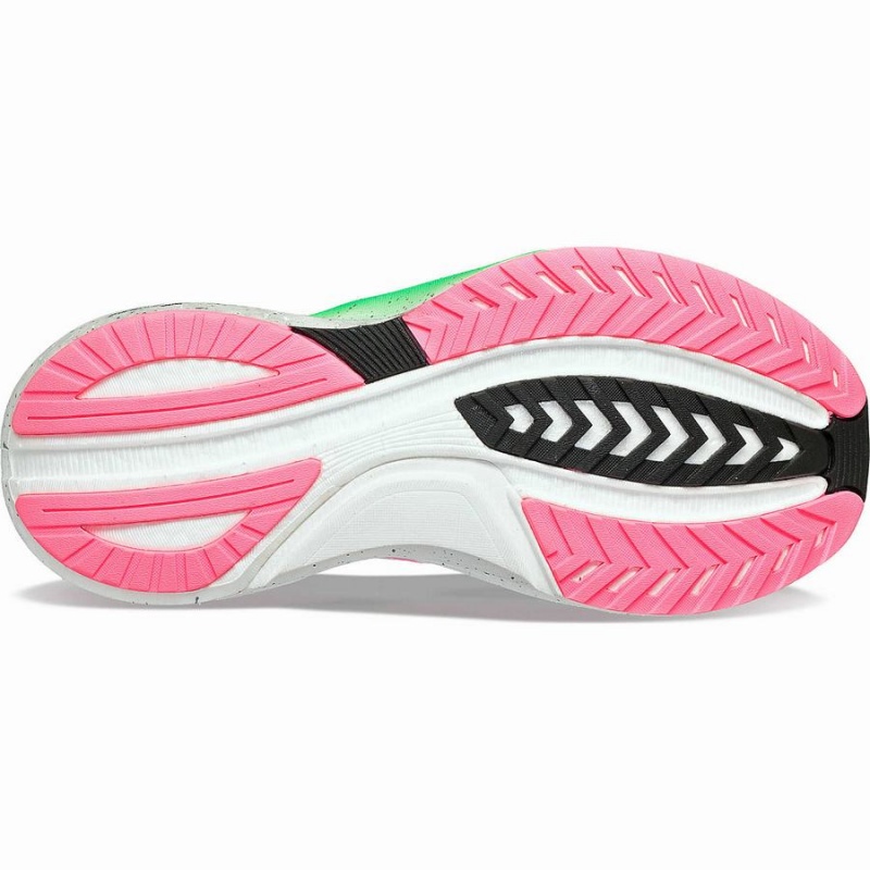 Women's Saucony Tempus Running Shoes White / Pink | SG S80693-W74