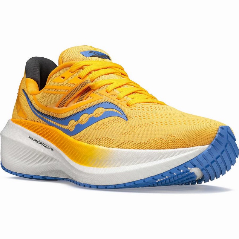 Women's Saucony Triumph 20 Running Shoes Blue / Gold | SG S24913-V07