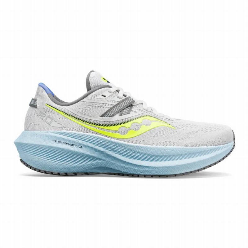 Women\'s Saucony Triumph 20 Running Shoes White | SG S17890-M98